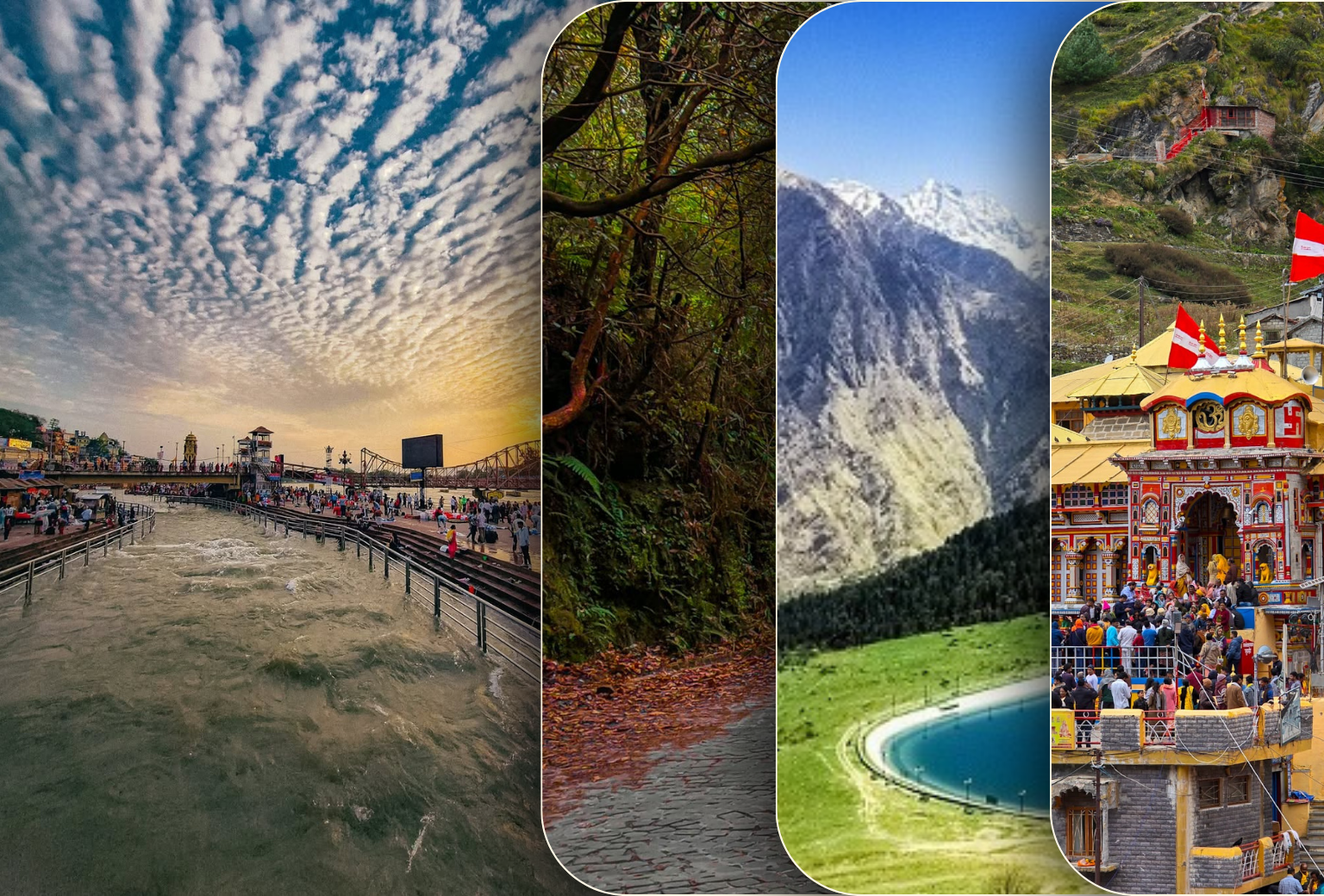6 Days Haridwar Mussoorie Auli Badrinath Rishikesh Tour
